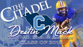 Mack Signs with The Citadel