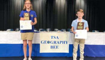 Berkner and Boland Earn Top Honors At Geography Bee