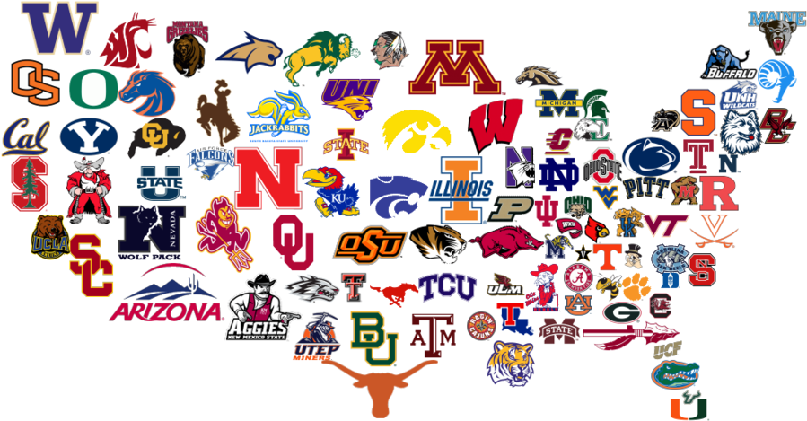 all college football team logos